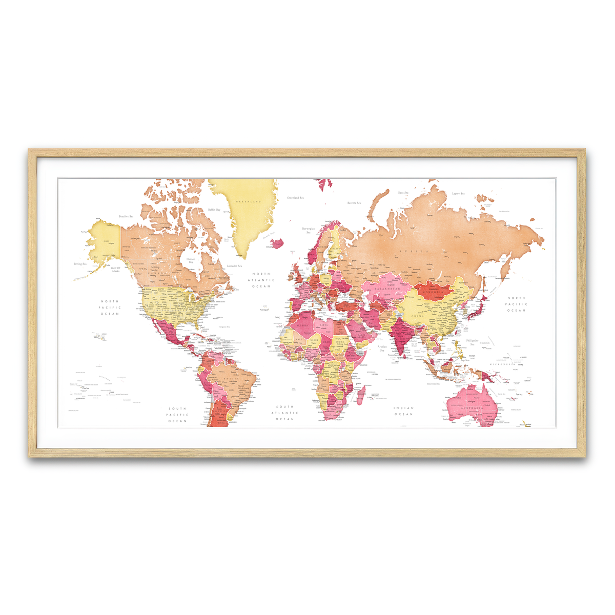 Framed Print 2x1 Natural