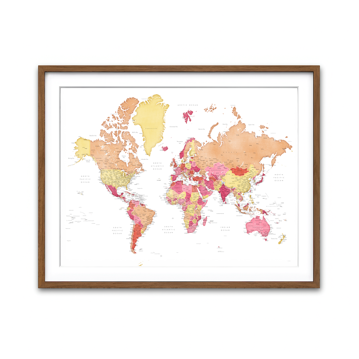 Framed Print 4x3 Walnut