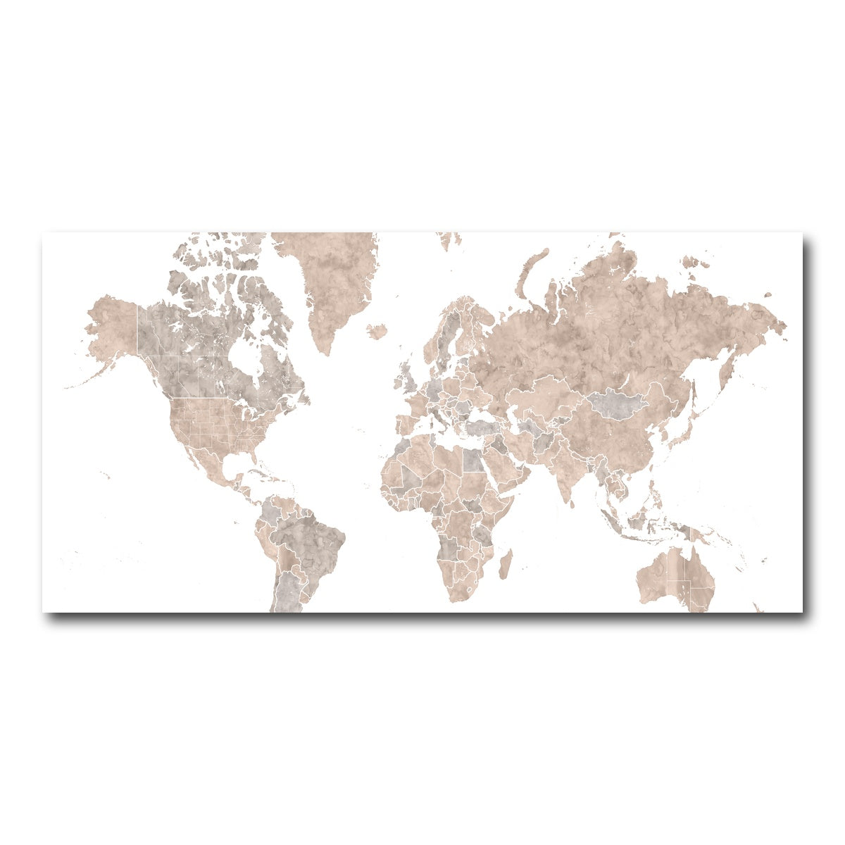 AUTO-MOCKUP WHITE | World Map 1 | 1 Piece | Gallery Wrap Canvas | group=2x1