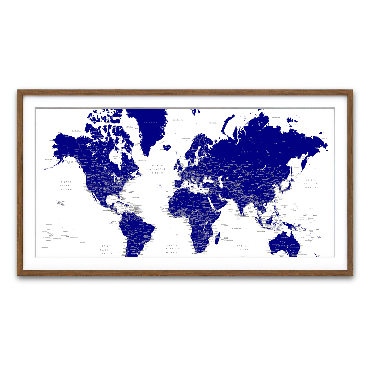 Framed Print 2x1 Walnut