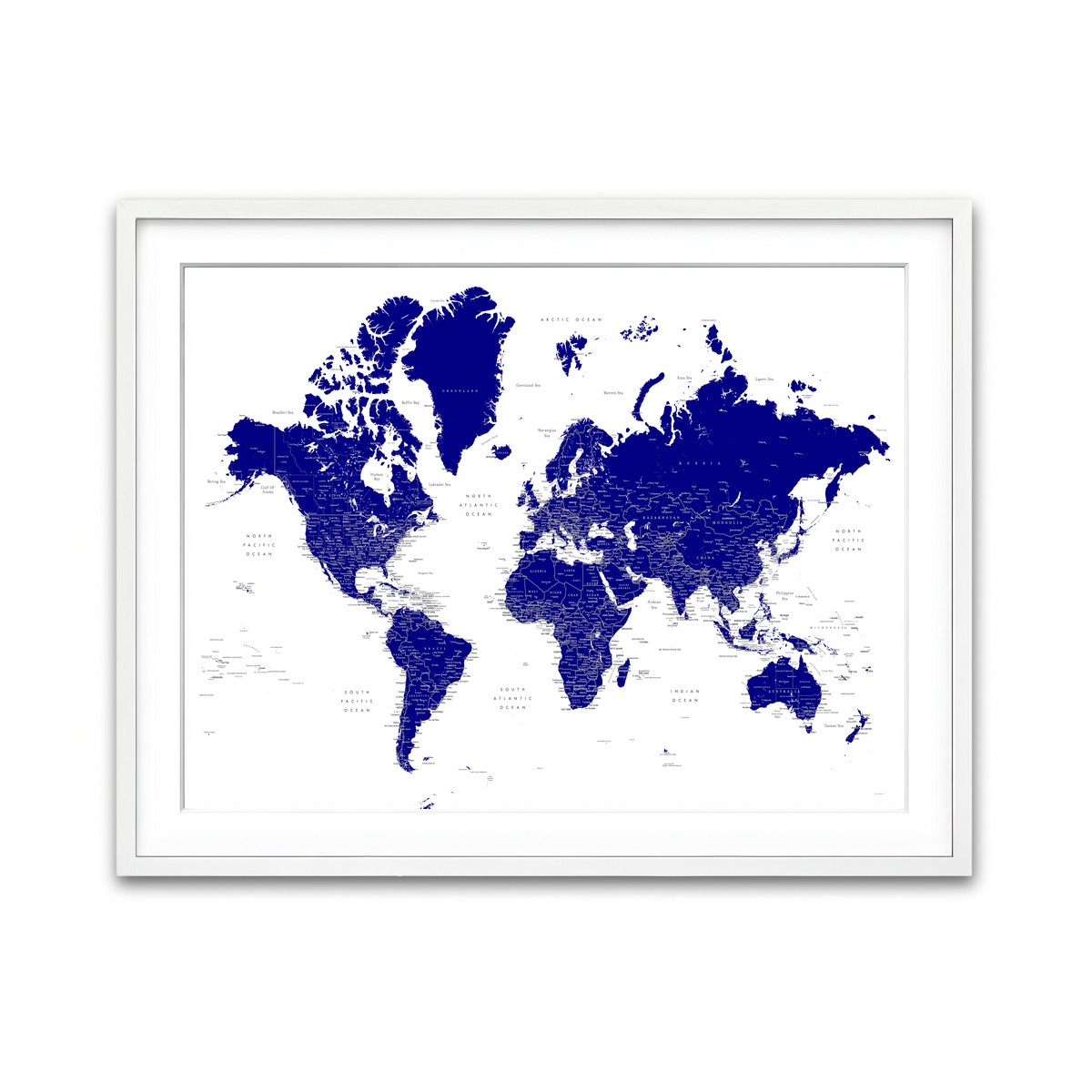 Framed Print 4x3 White