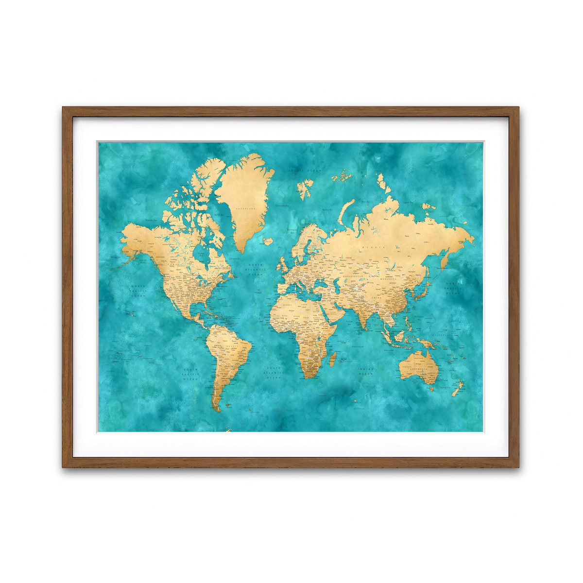 Framed Print 4x3 Walnut