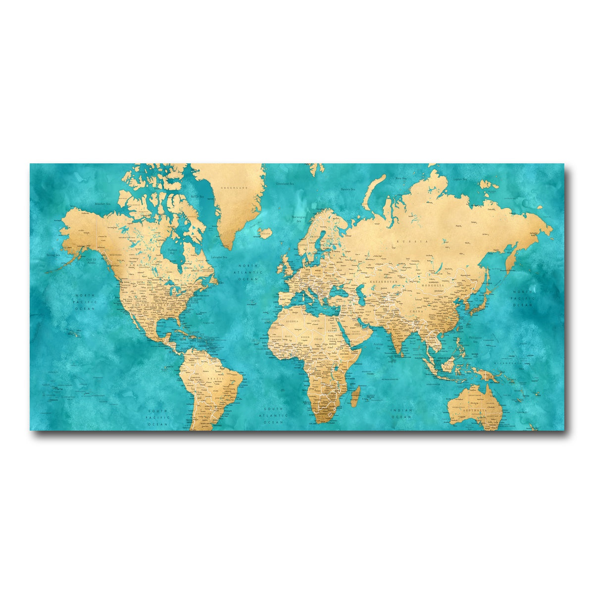 AUTO-MOCKUP WHITE | World Map 22 | 1 Piece | Gallery Wrap Canvas | group=2x1