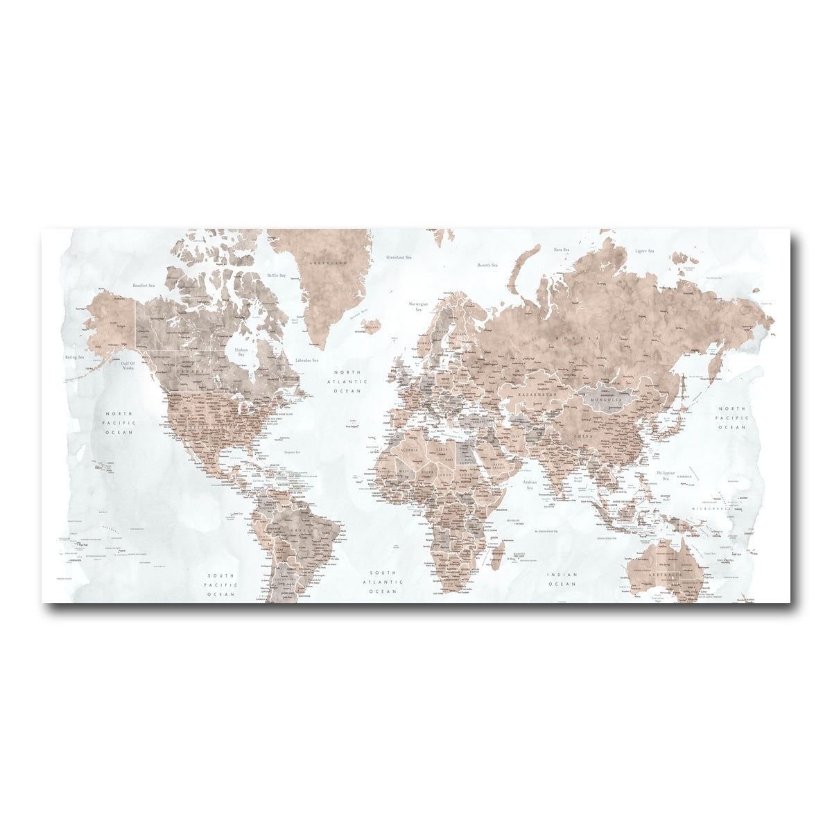 AUTO-MOCKUP WHITE | World Map 23 | 1 Piece | Gallery Wrap Canvas | group=2x1