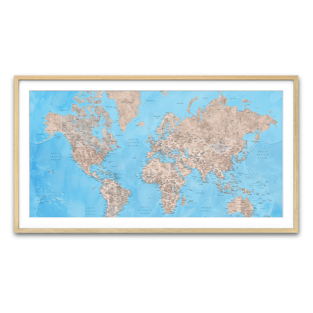 Framed Print 2x1 Natural