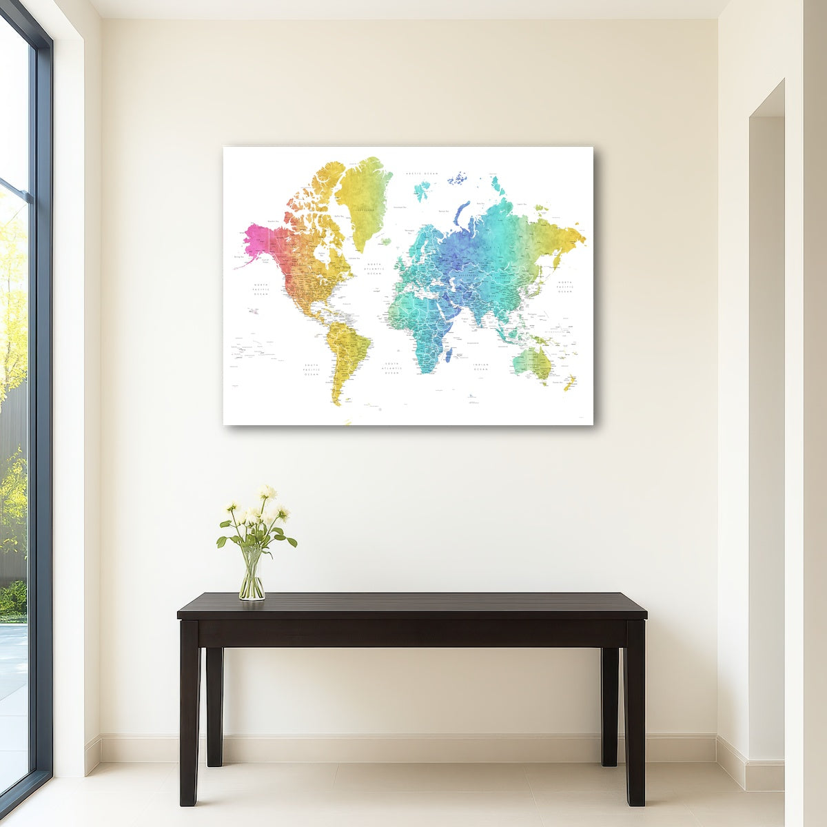 AUTO-MOCKUP ROOM | World Map 25