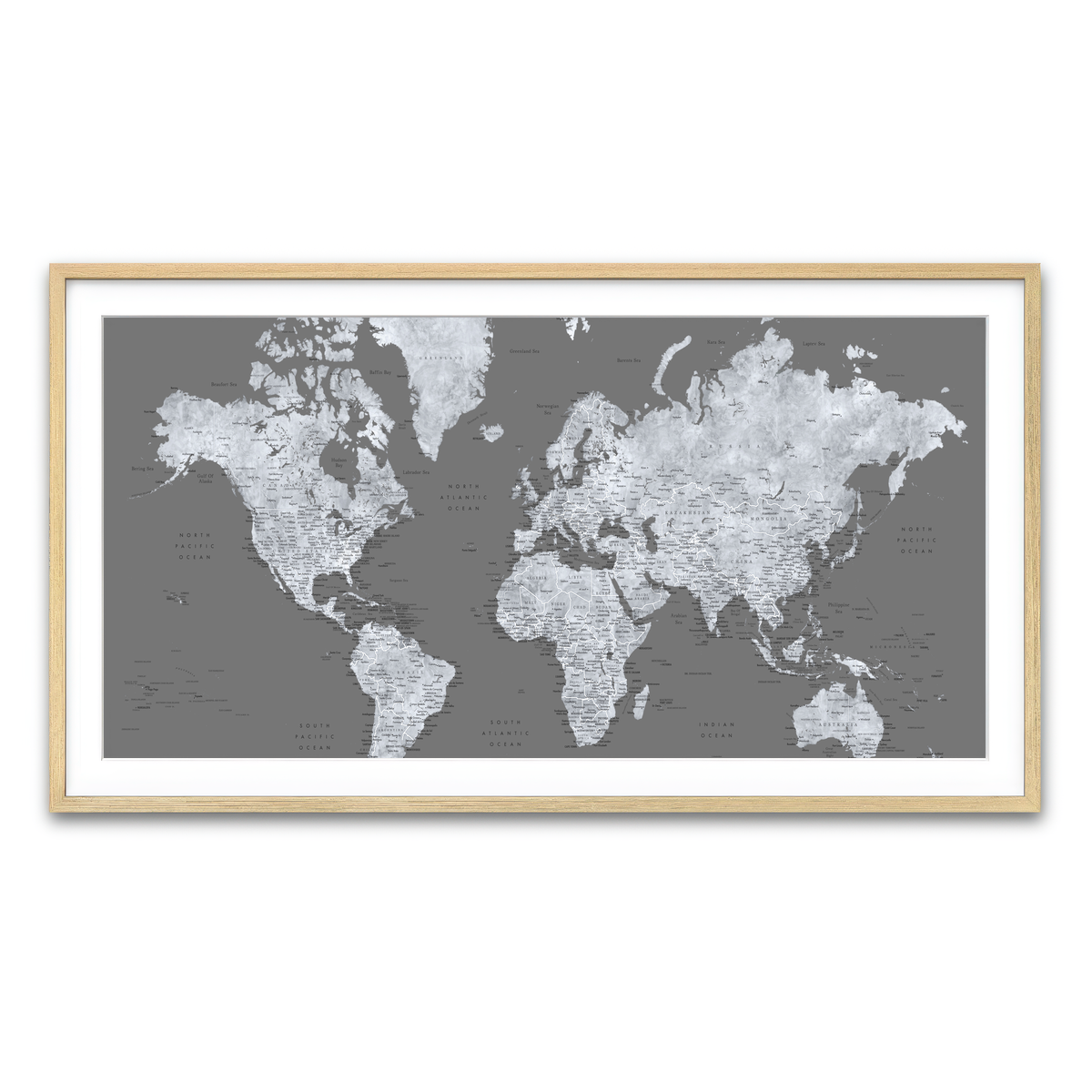 Framed Print 2x1 Natural