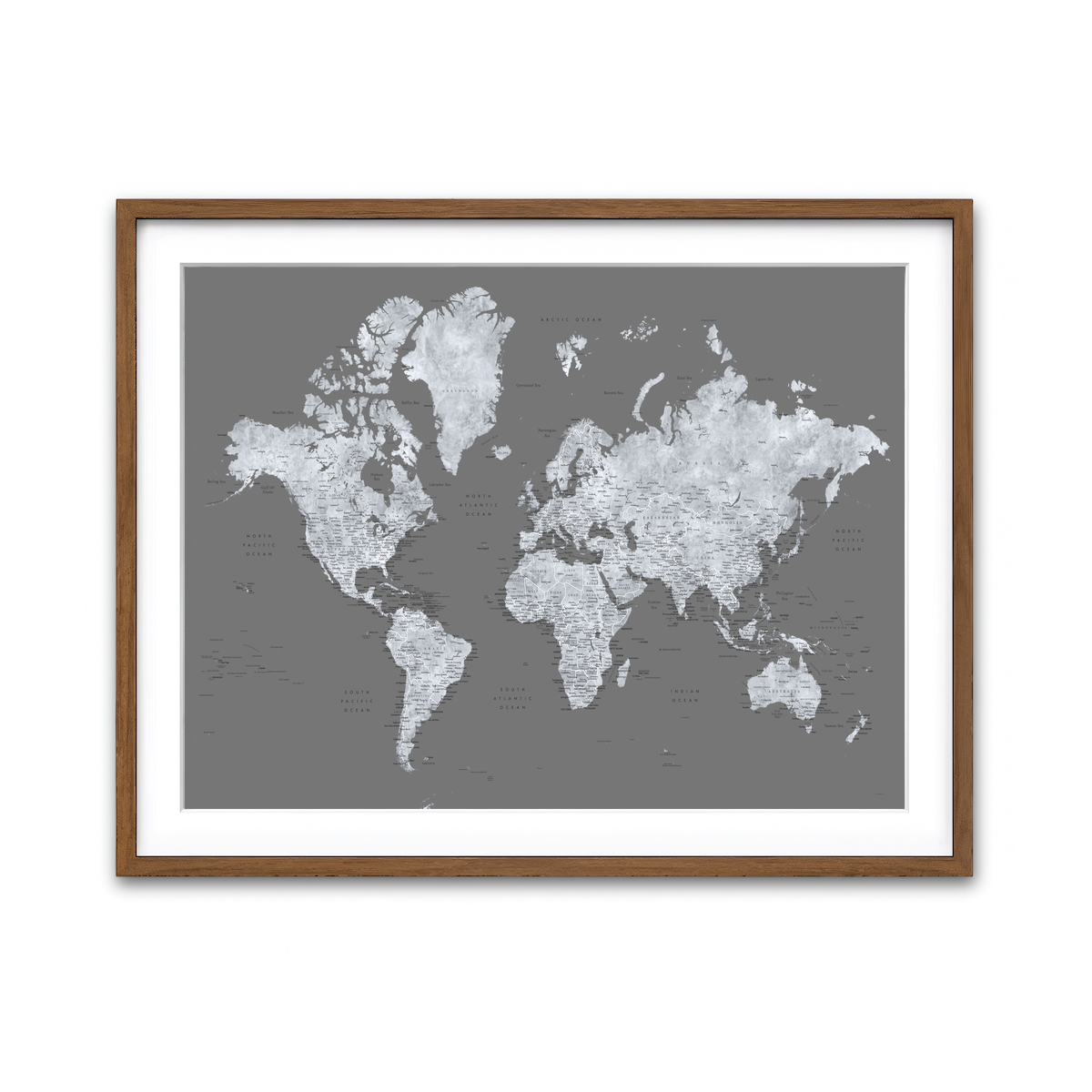 Framed Print 4x3 Walnut