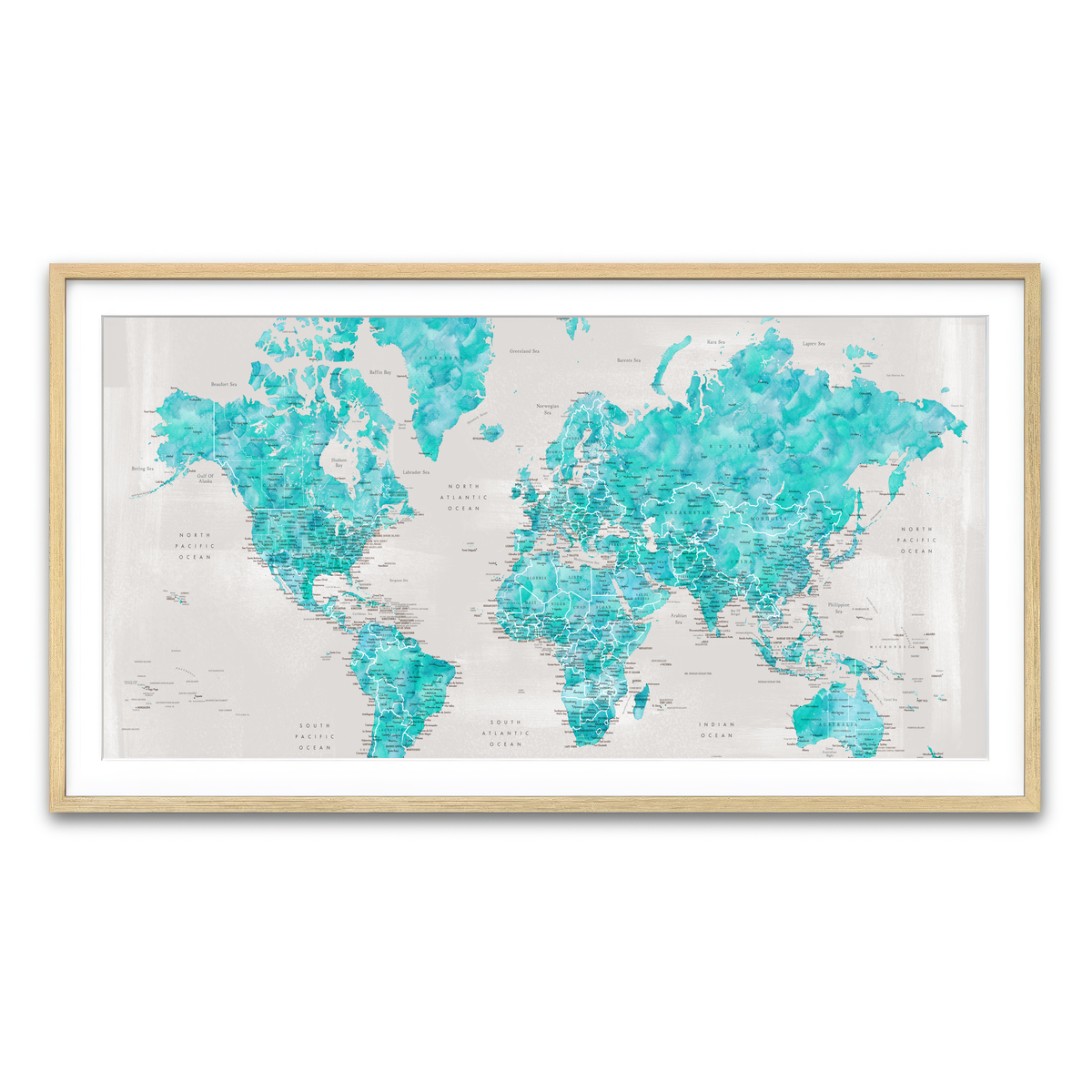 Framed Print 2x1 Natural