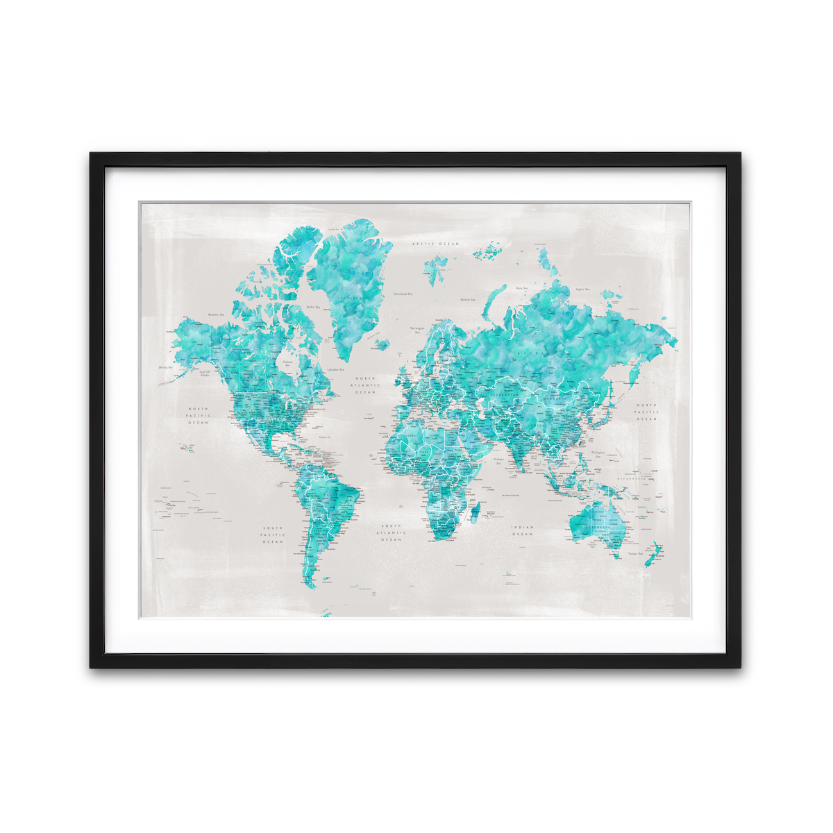 Framed Print 4x3 Black