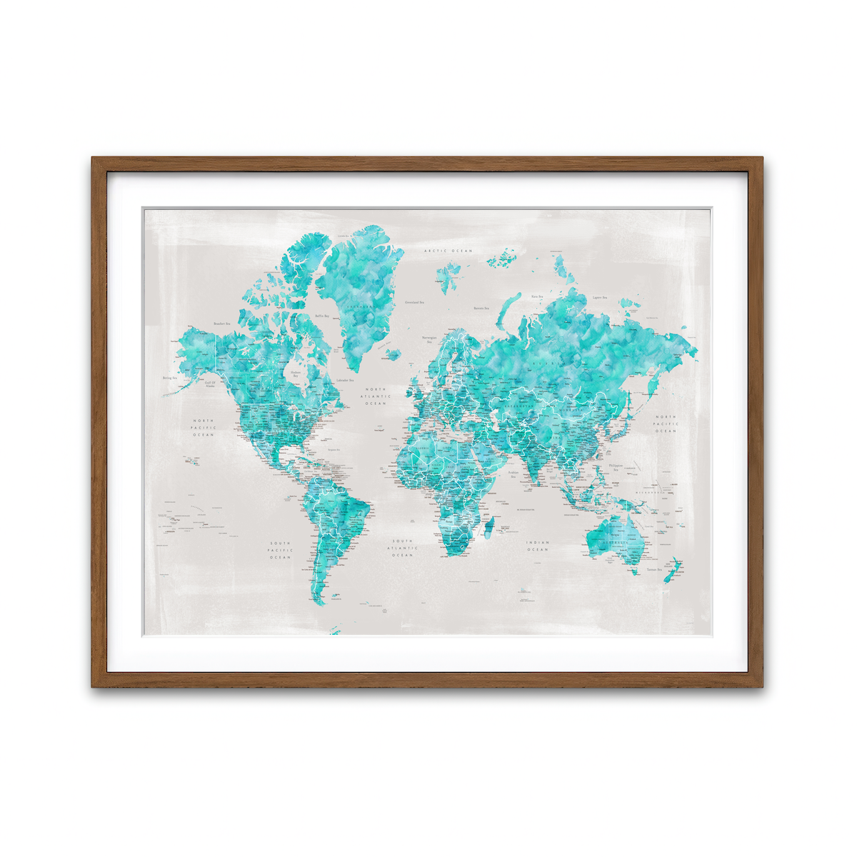 Framed Print 4x3 Walnut