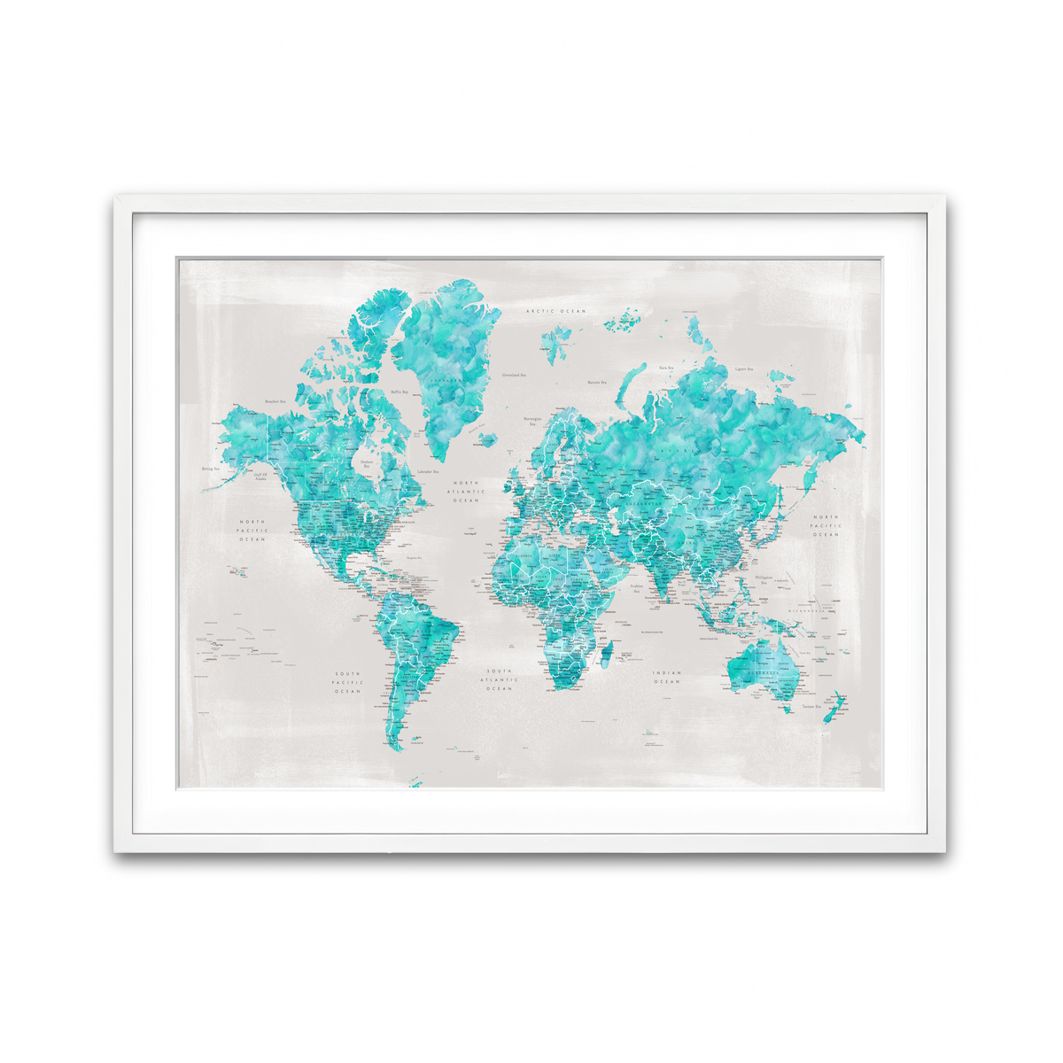 Framed Print 4x3 White