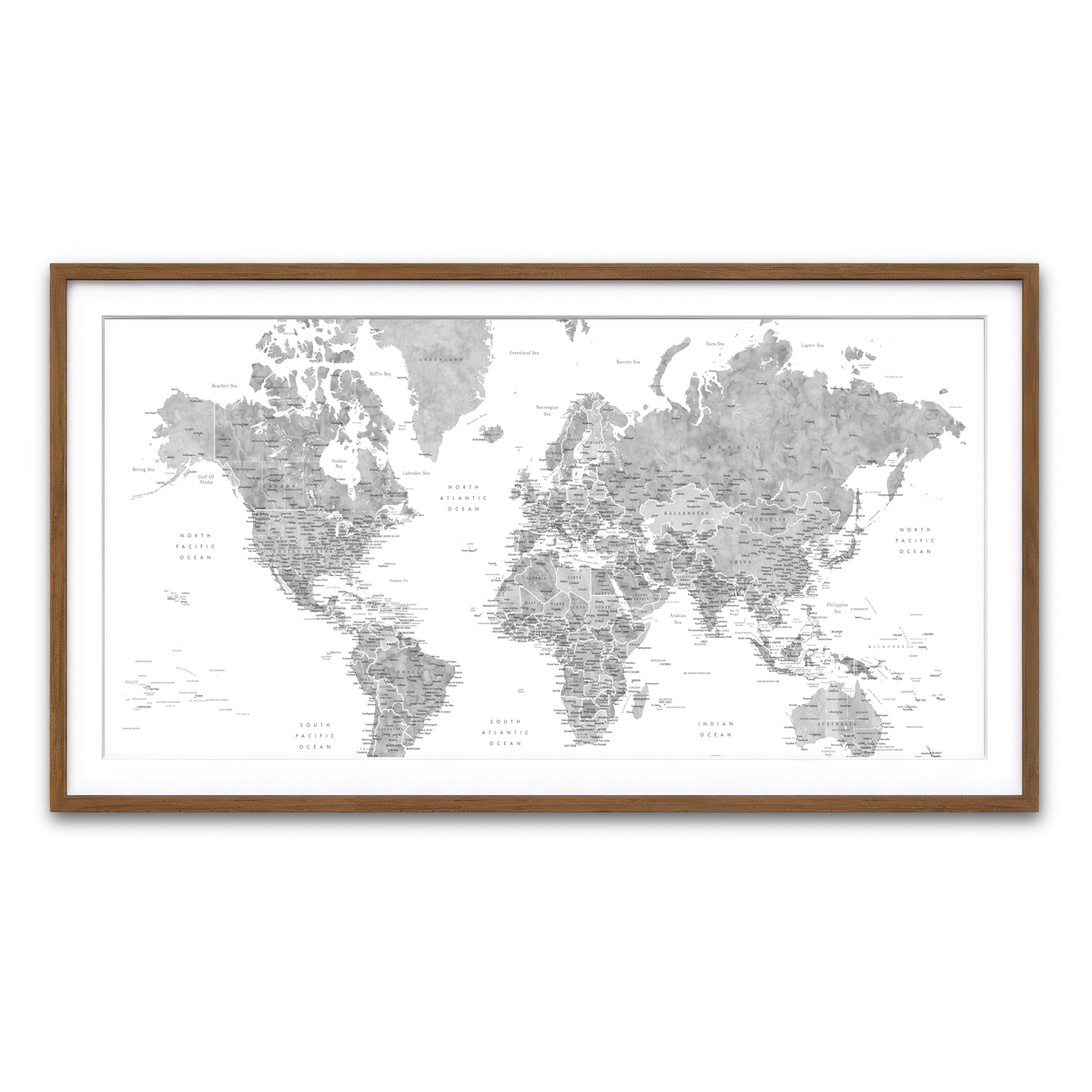 Framed Print 2x1 Walnut