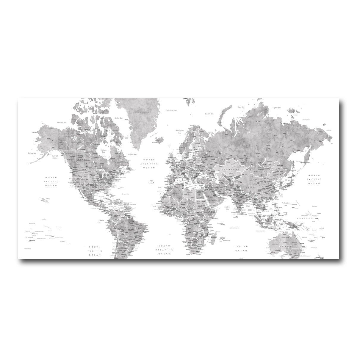 AUTO-MOCKUP WHITE | World Map 2 | 1 Piece | Gallery Wrap Canvas | group=2x1