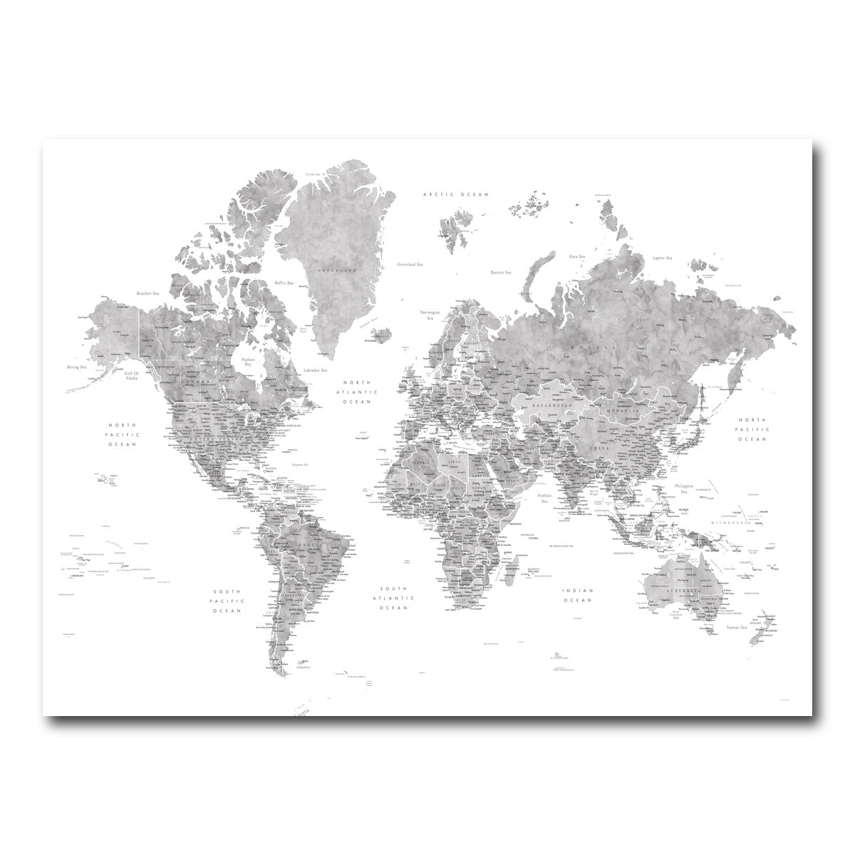 AUTO-MOCKUP WHITE | World Map 2 | 1 Piece | Gallery Wrap Canvas | group=4x3
