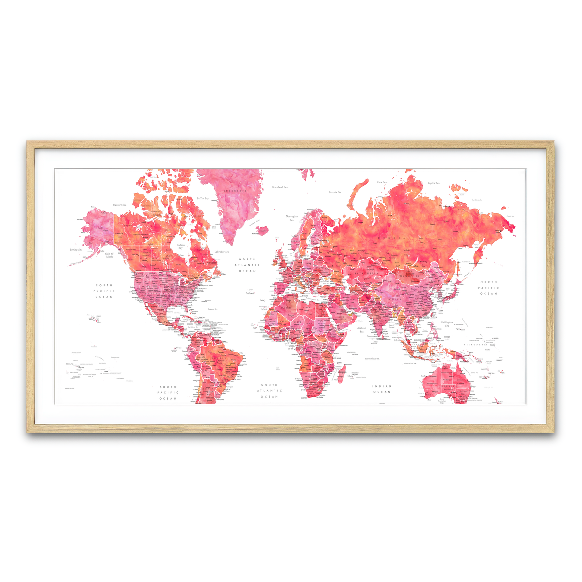 Framed Print 2x1 Natural