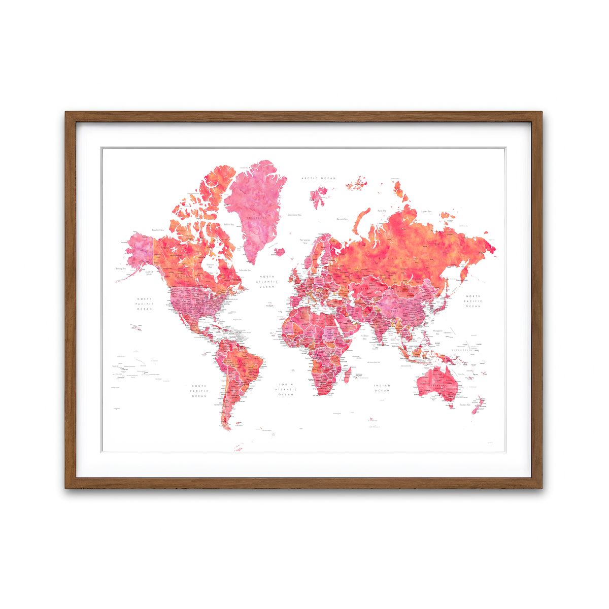 Framed Print 4x3 Walnut