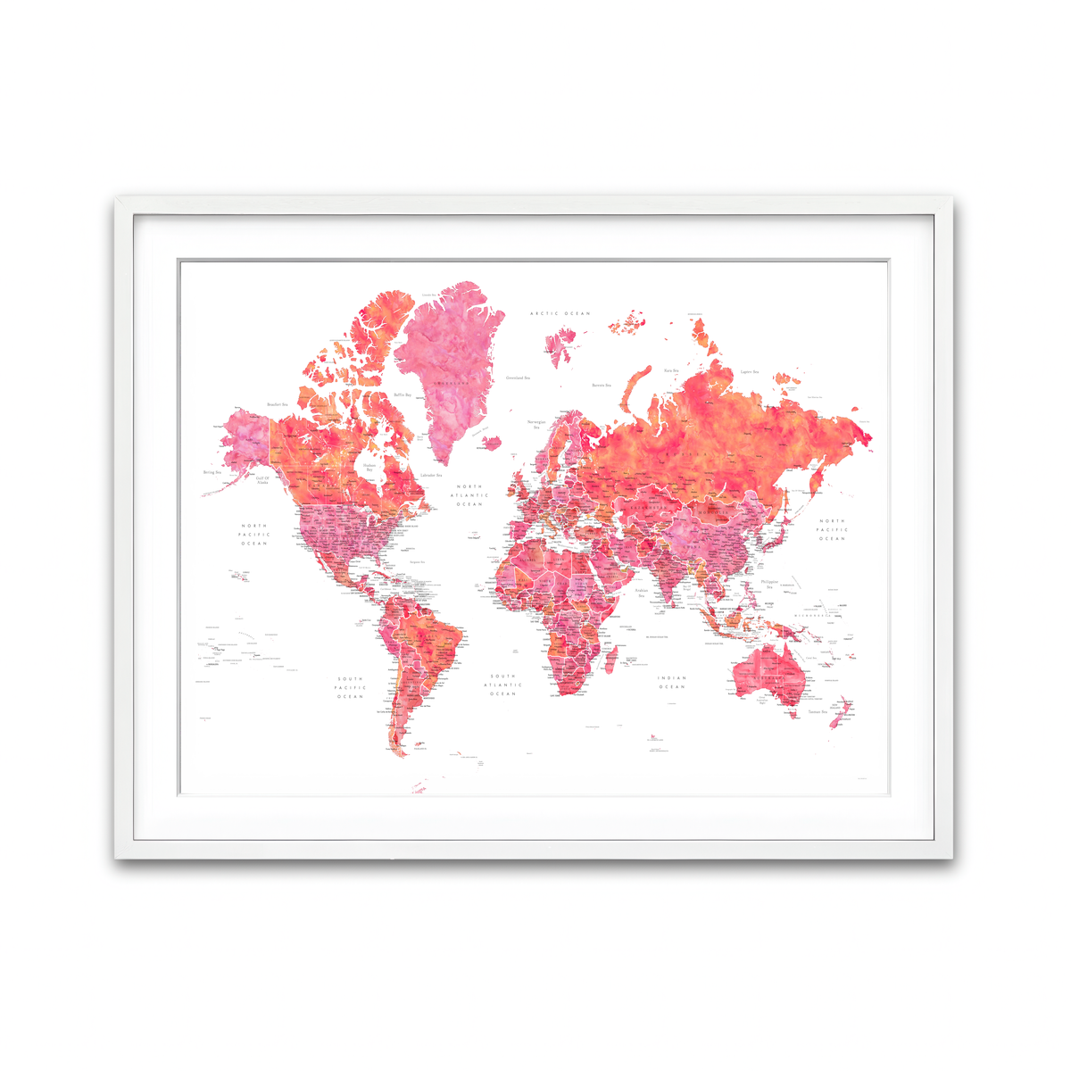 Framed Print 4x3 White