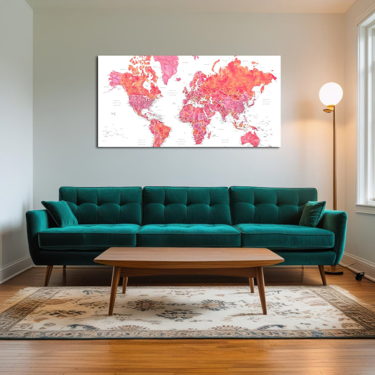 AUTO-MOCKUP ROOM | World Map 30