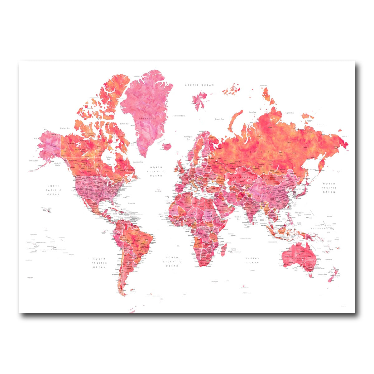 AUTO-MOCKUP WHITE | World Map 30 | 1 Piece | Gallery Wrap Canvas | group=4x3