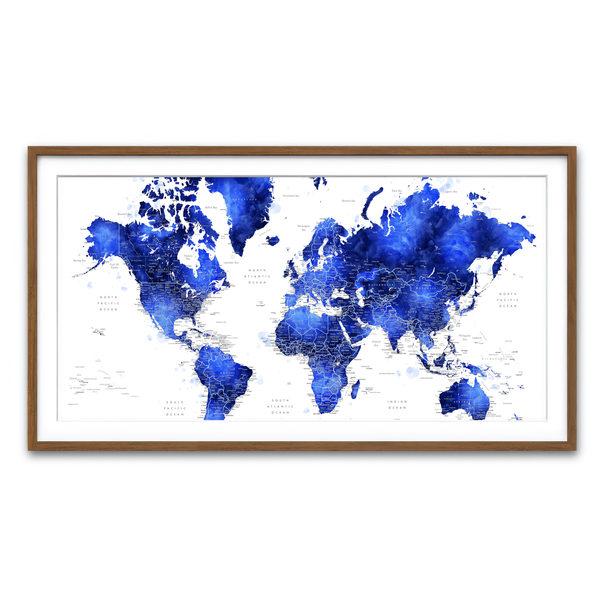 Framed Print 2x1 Walnut