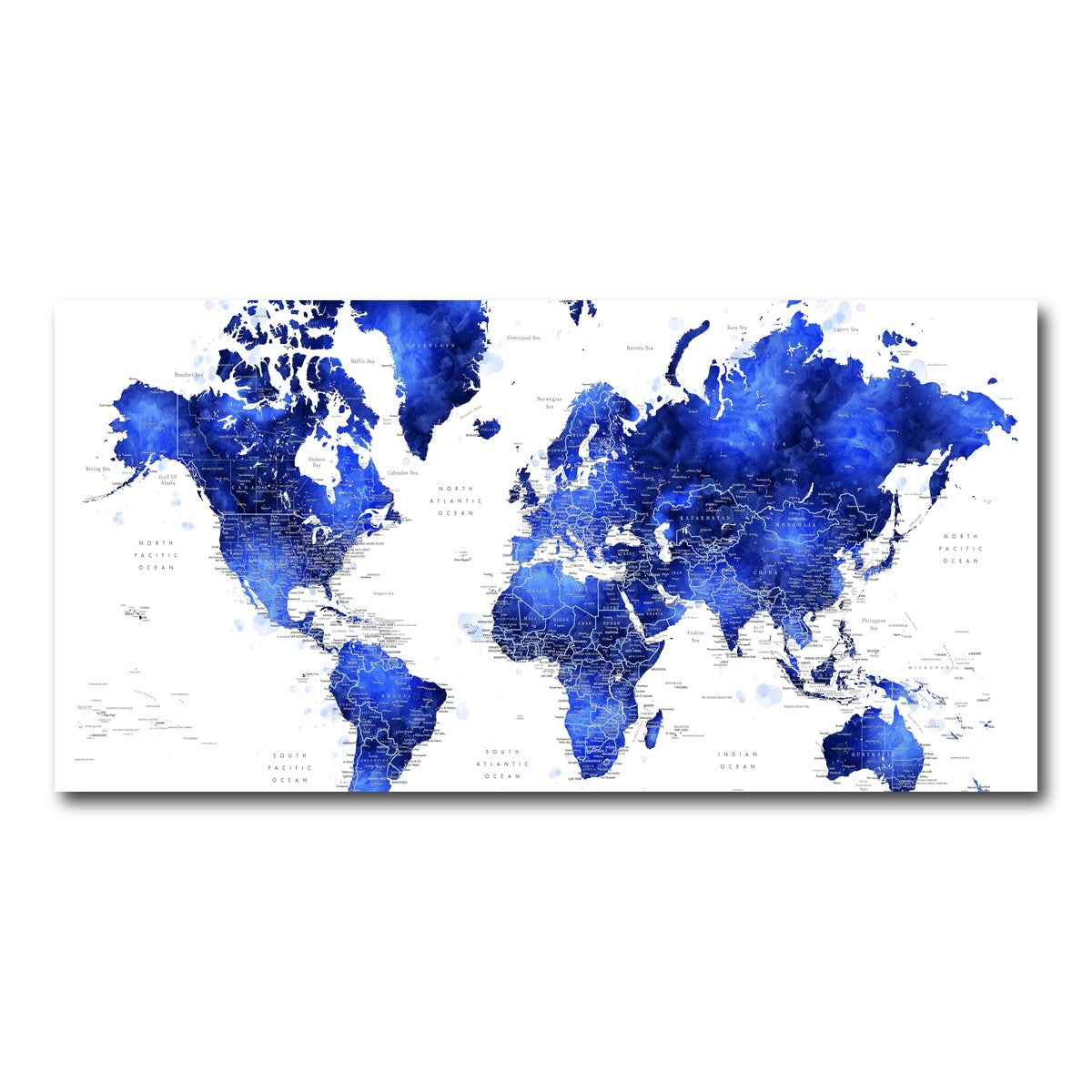 AUTO-MOCKUP WHITE | World Map 31 | 1 Piece | Gallery Wrap Canvas | group=2x1