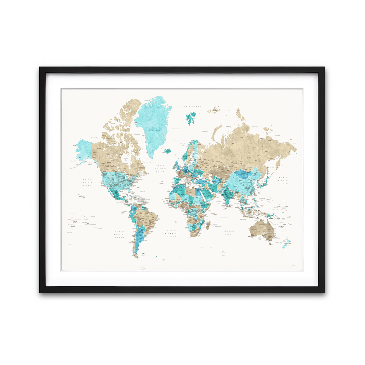 Framed Print 4x3 Black