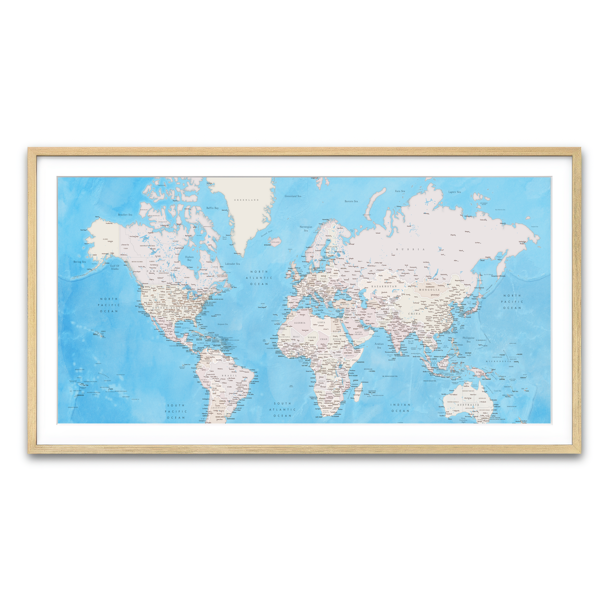 Framed Print 2x1 Natural