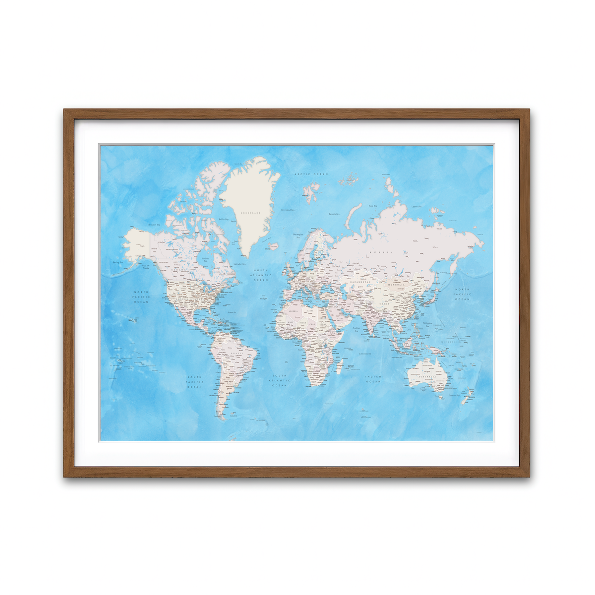 Framed Print 4x3 Walnut