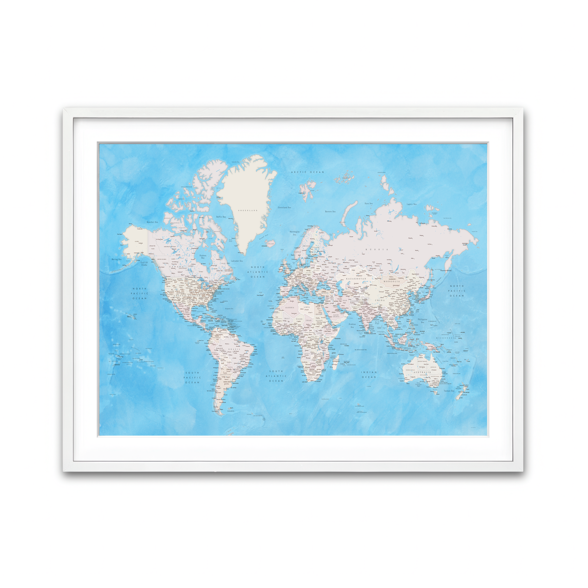 Framed Print 4x3 White