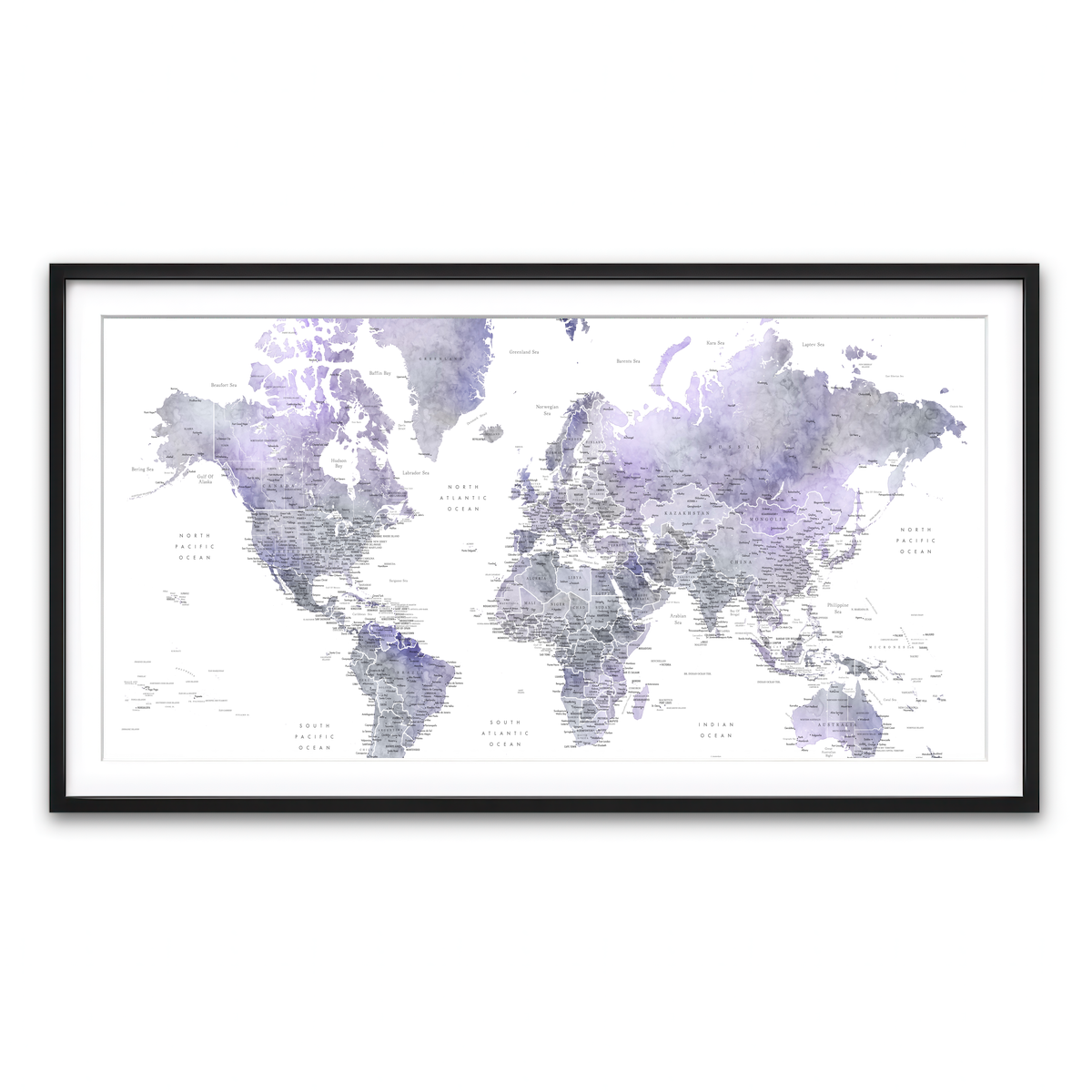 Framed Print 2x1 Black