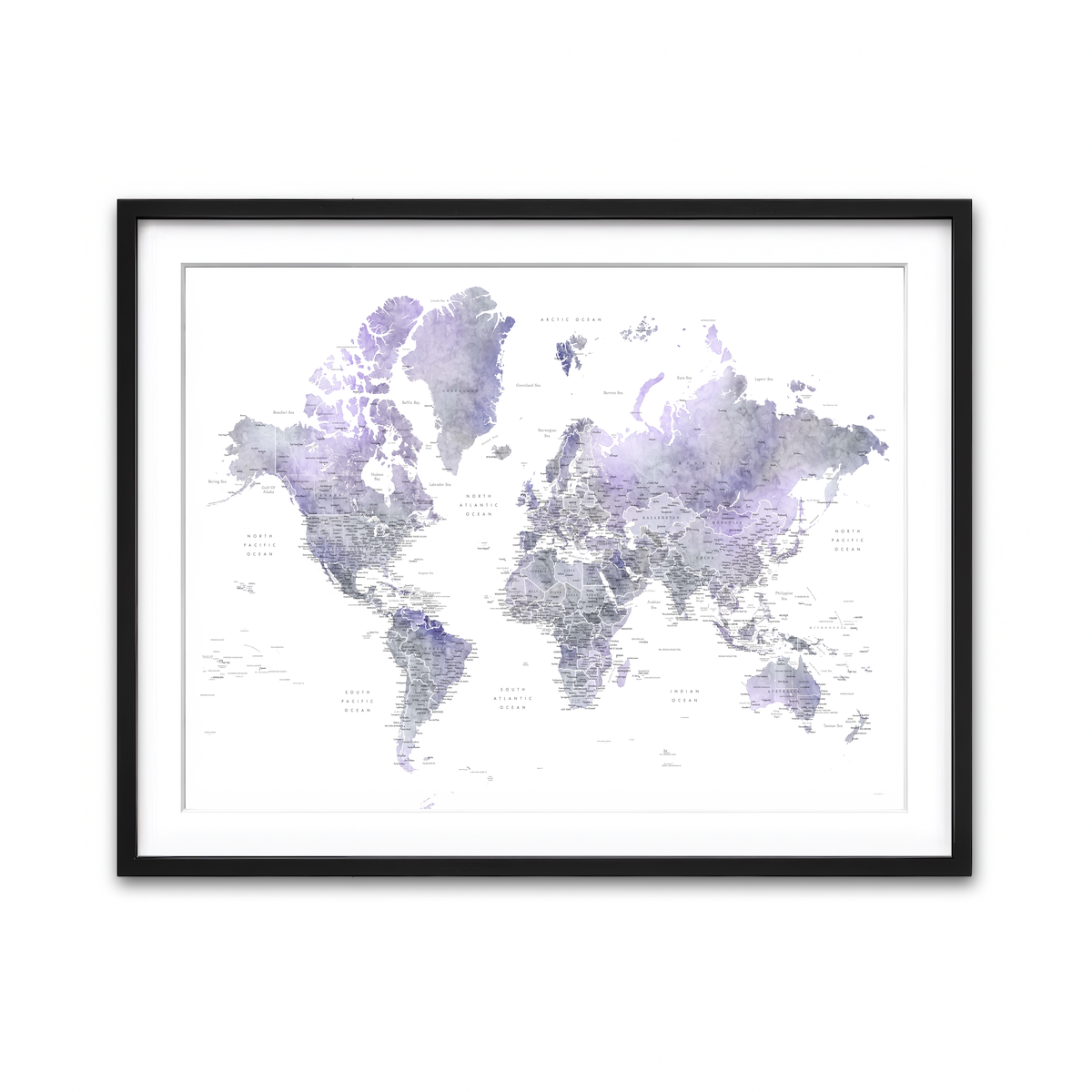 Framed Print 4x3 Black