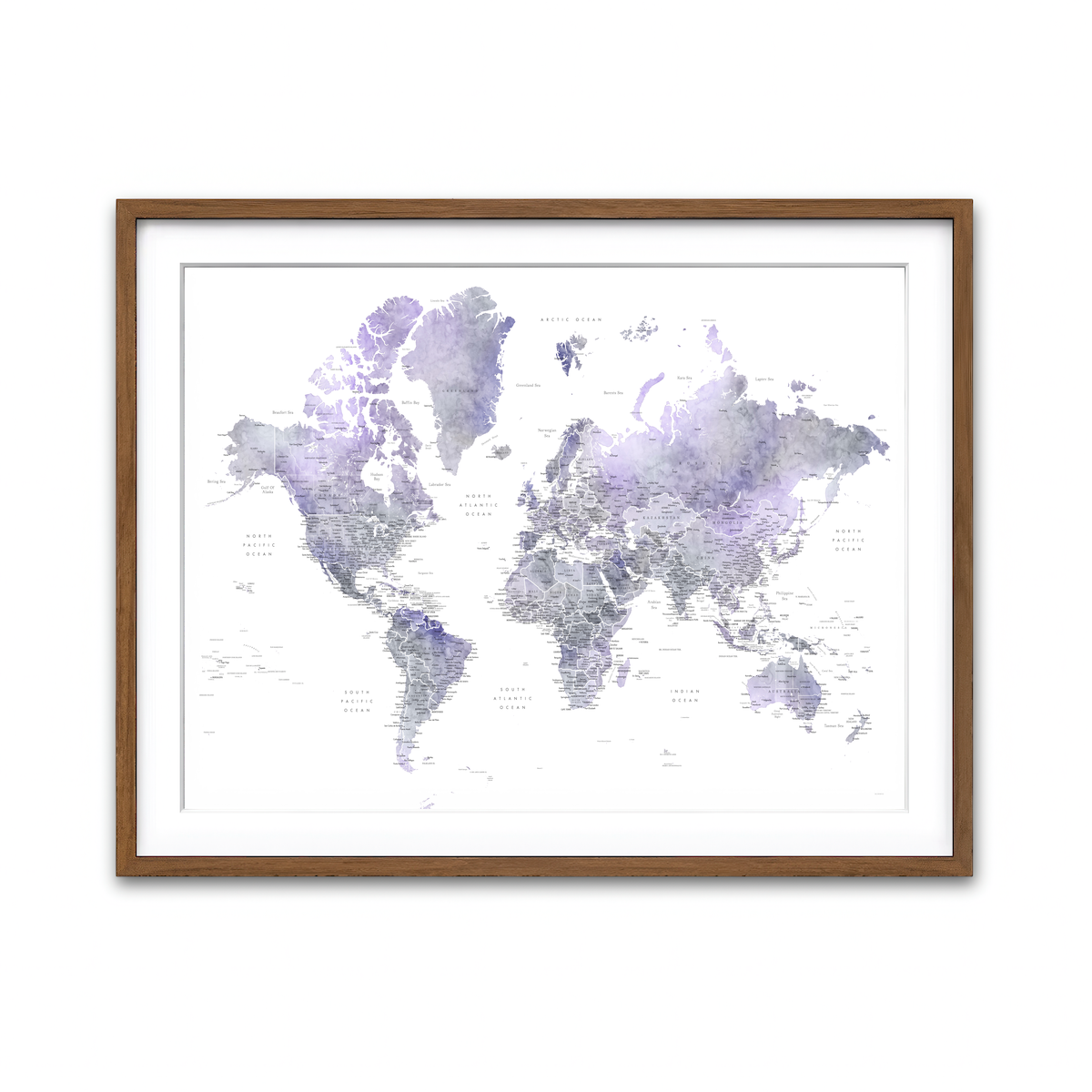 Framed Print 4x3 Walnut