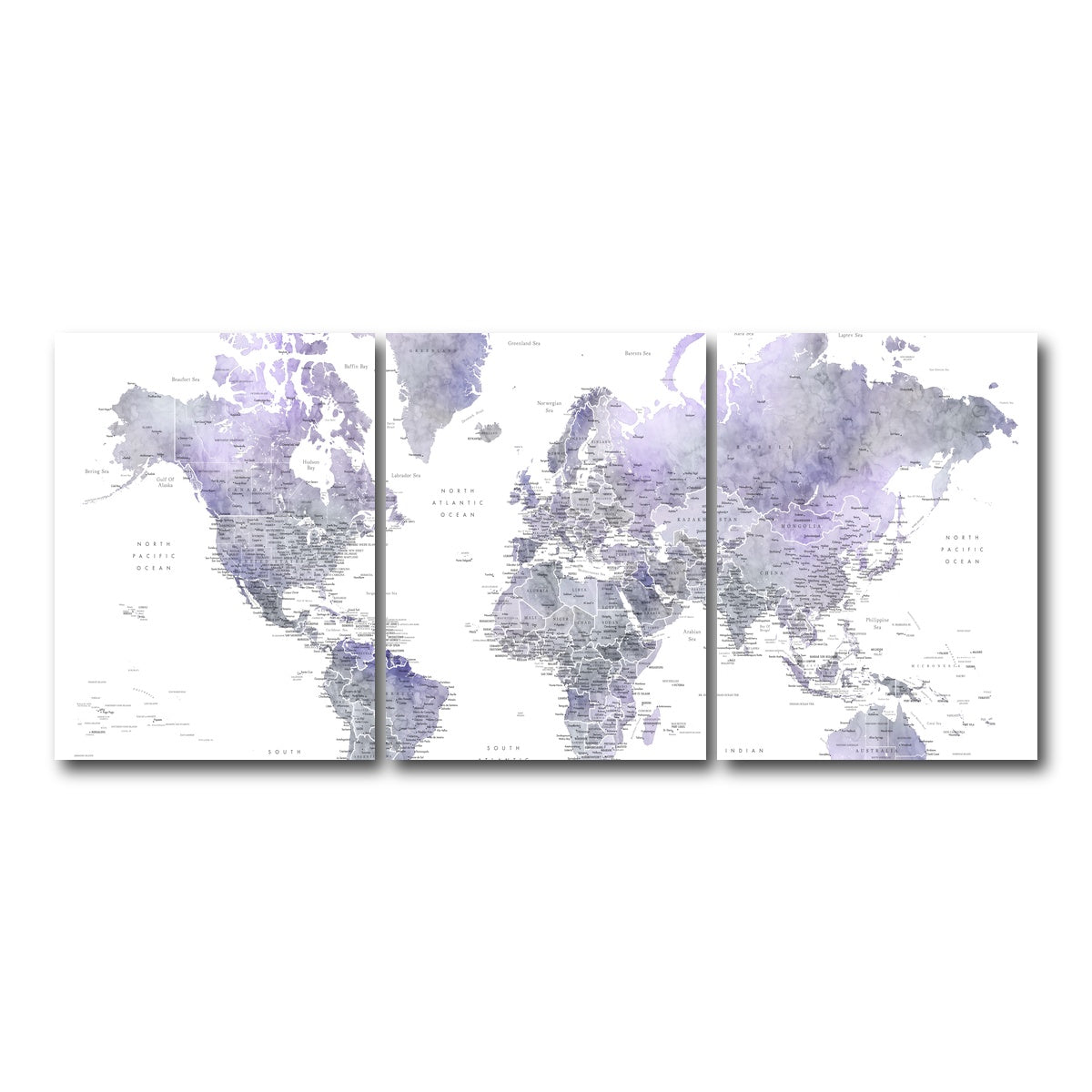 AUTO-MOCKUP WHITE | World Map 38 | 3 Piece | Gallery Wrap Canvas | group=18x24