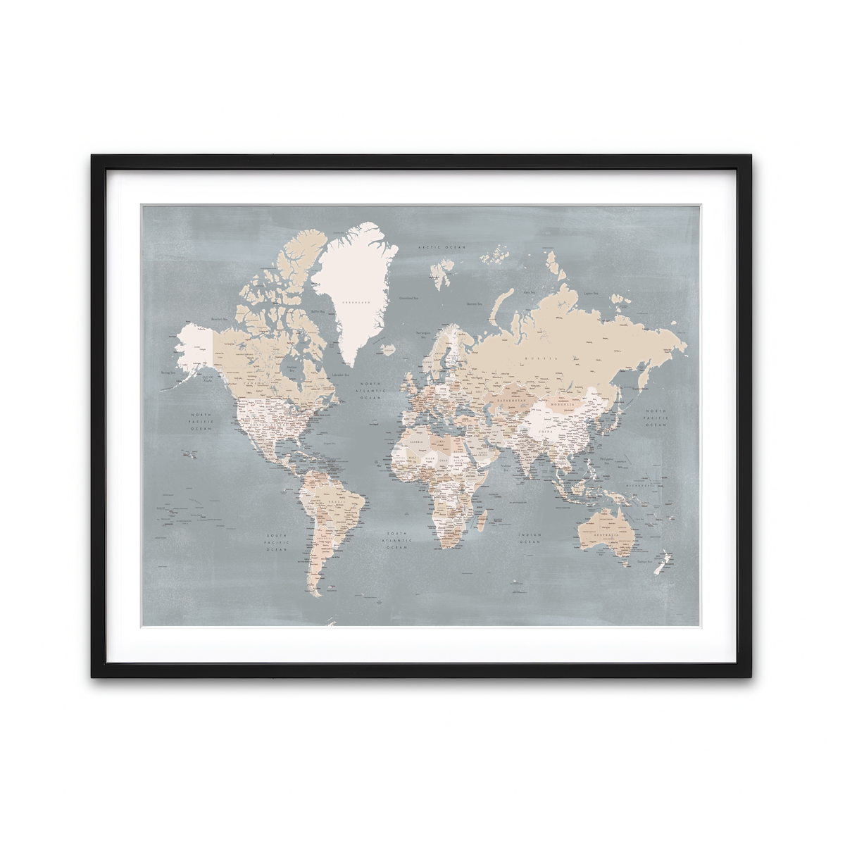 Framed Print 4x3 Black