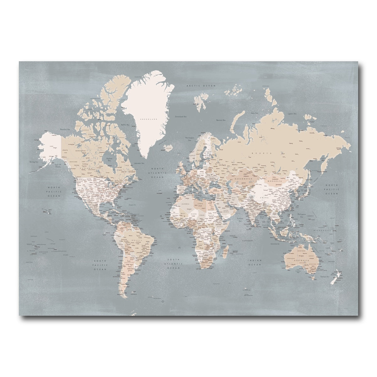 AUTO-MOCKUP WHITE | World Map 39 | 1 Piece | Gallery Wrap Canvas | group=4x3