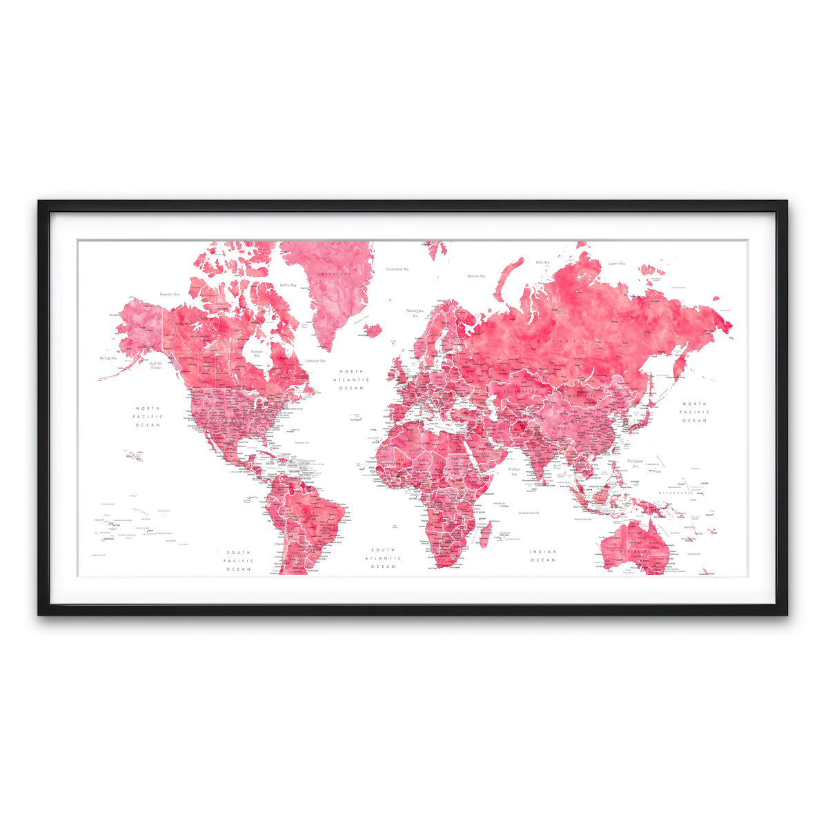 Framed Print 2x1 Black