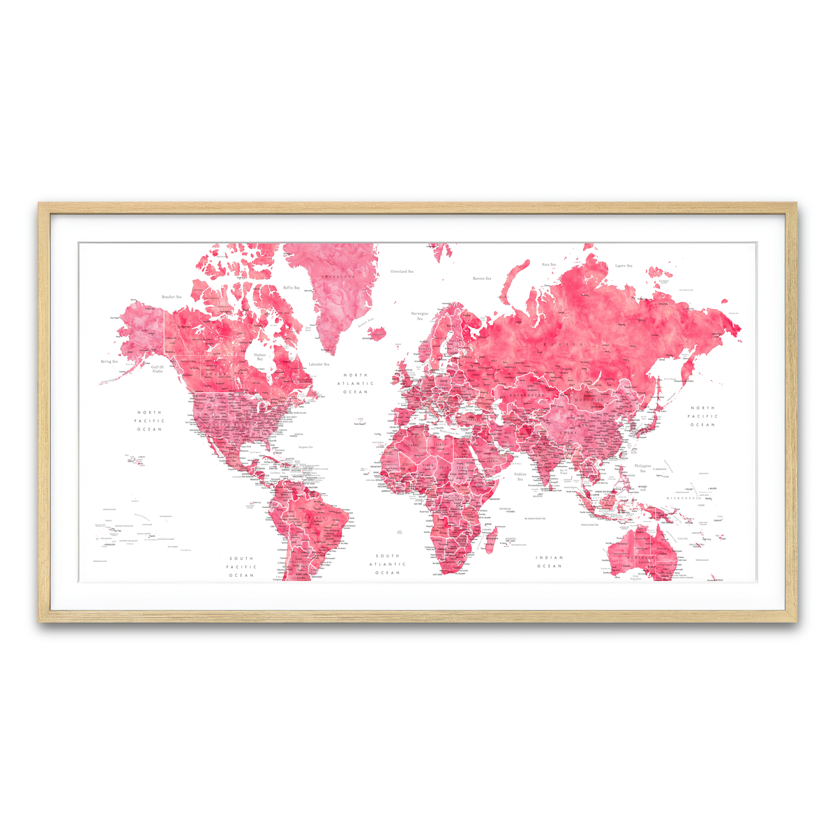 Framed Print 2x1 Natural