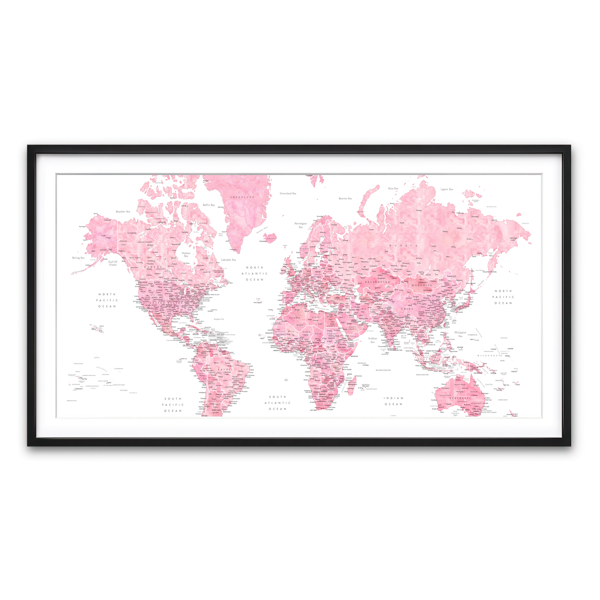 Framed Print 2x1 Black