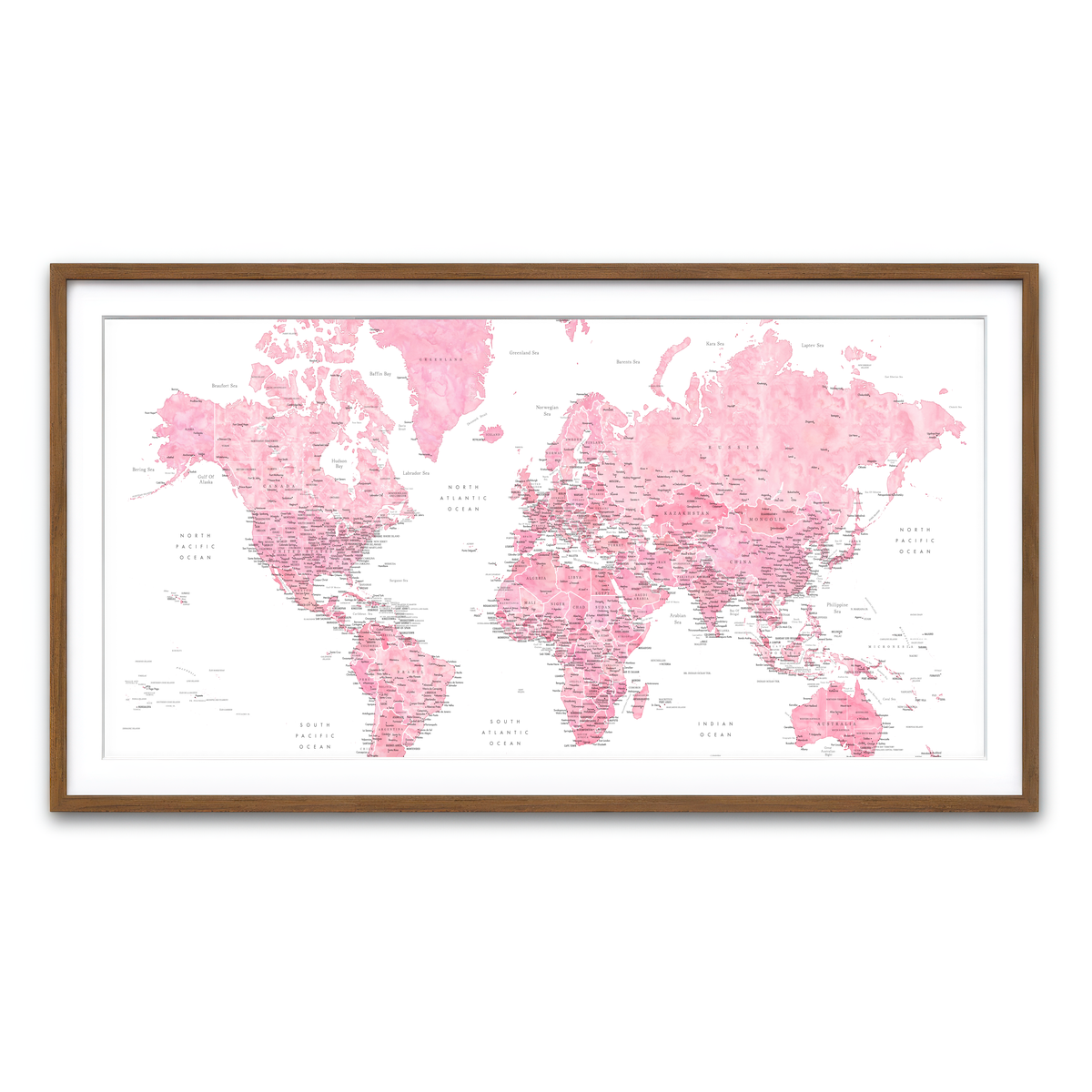 Framed Print 2x1 Walnut