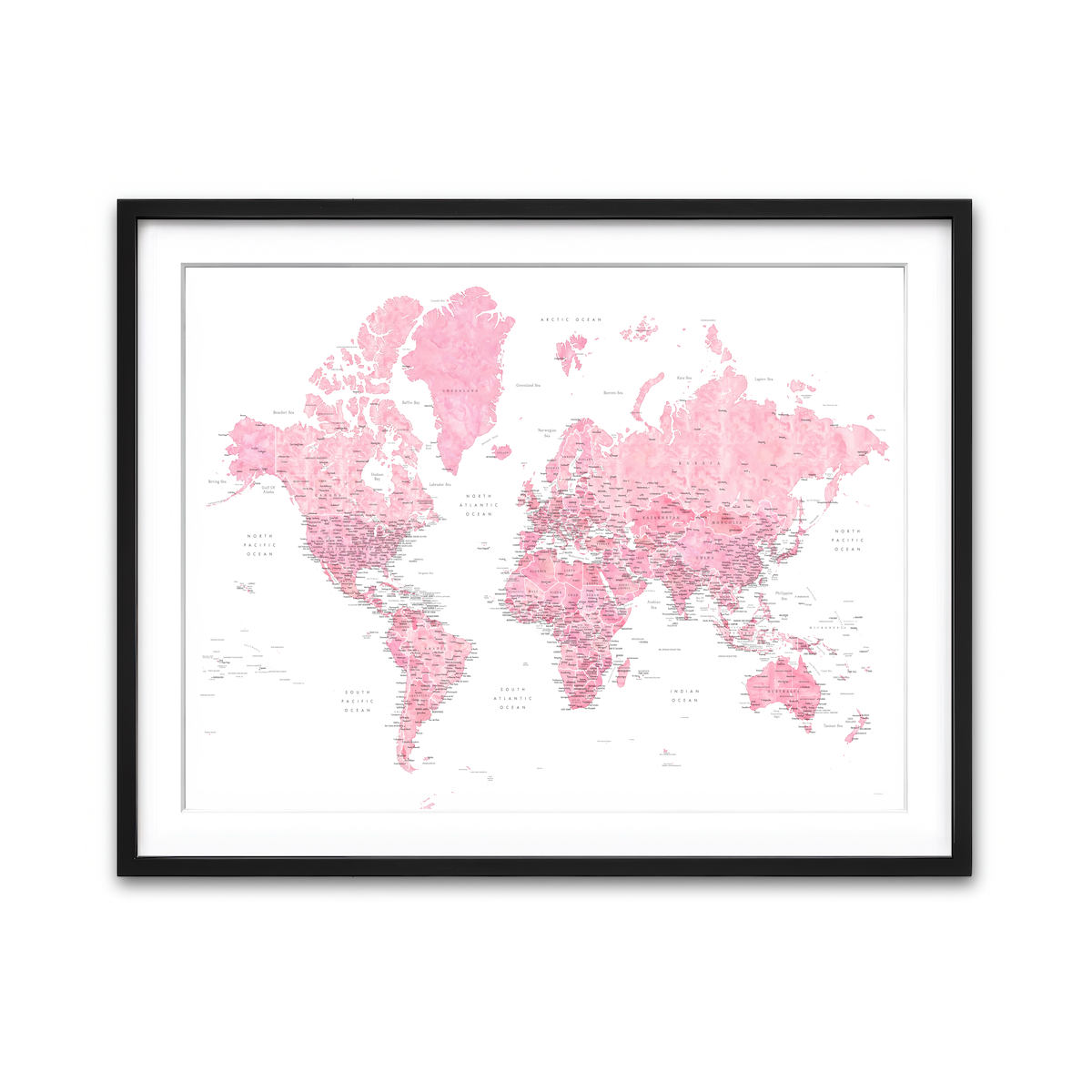 Framed Print 4x3 Black