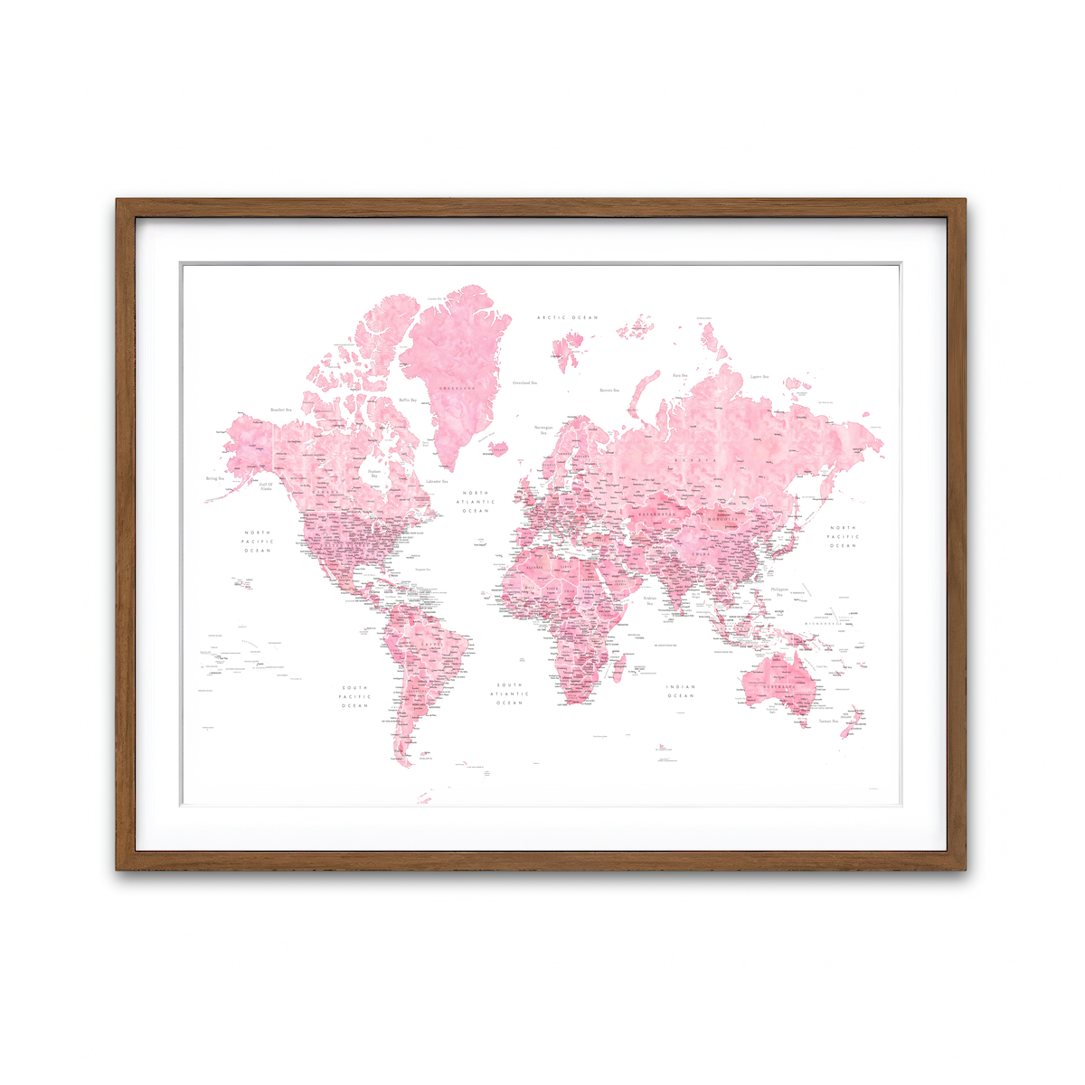 Framed Print 4x3 Walnut