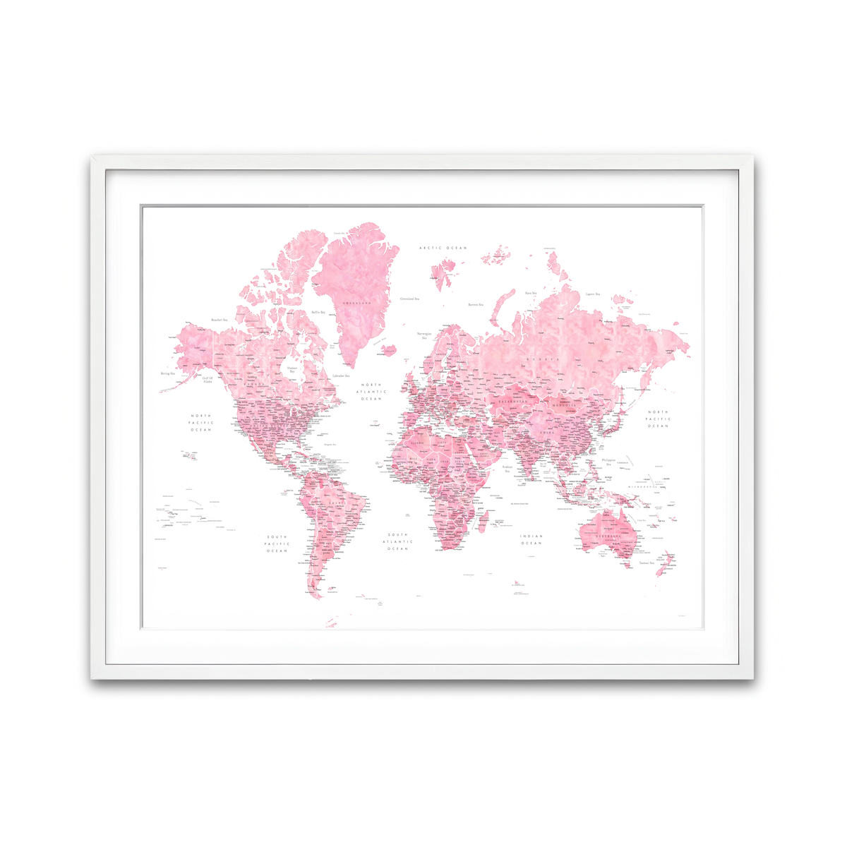 Framed Print 4x3 White