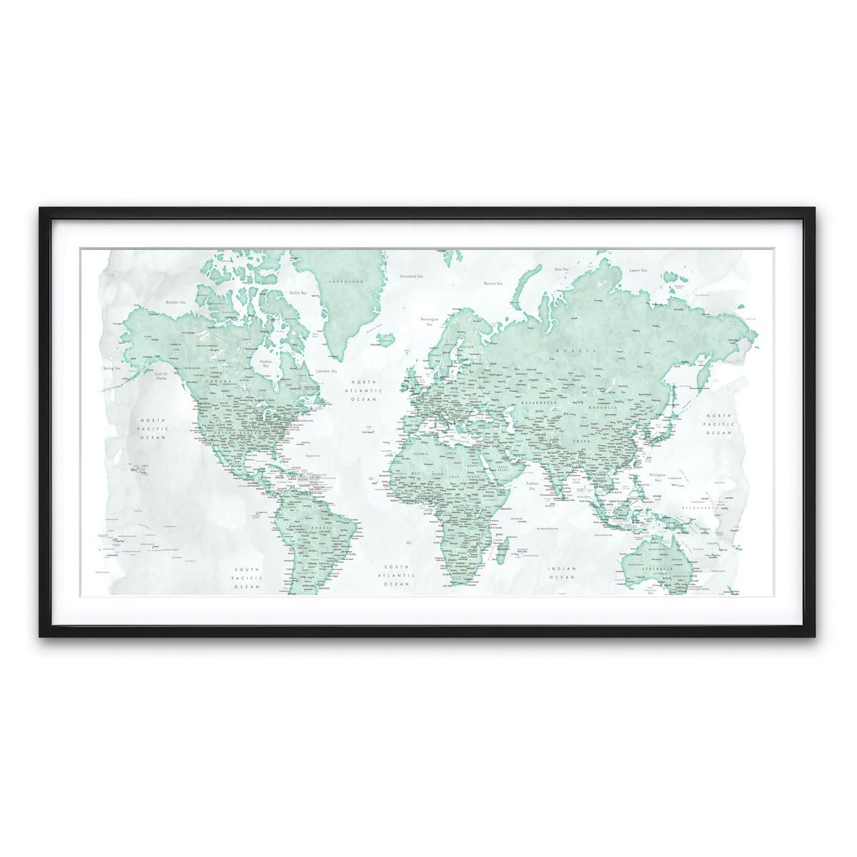 Framed Print 2x1 Black