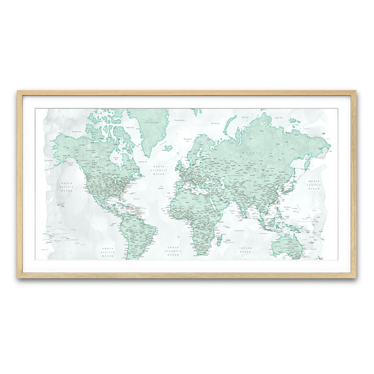 Framed Print 2x1 Natural