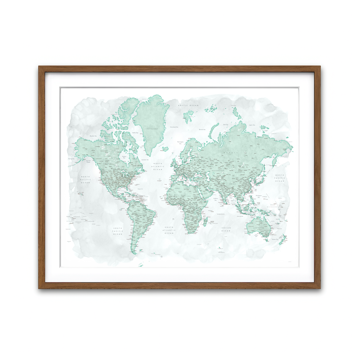 Framed Print 4x3 Walnut