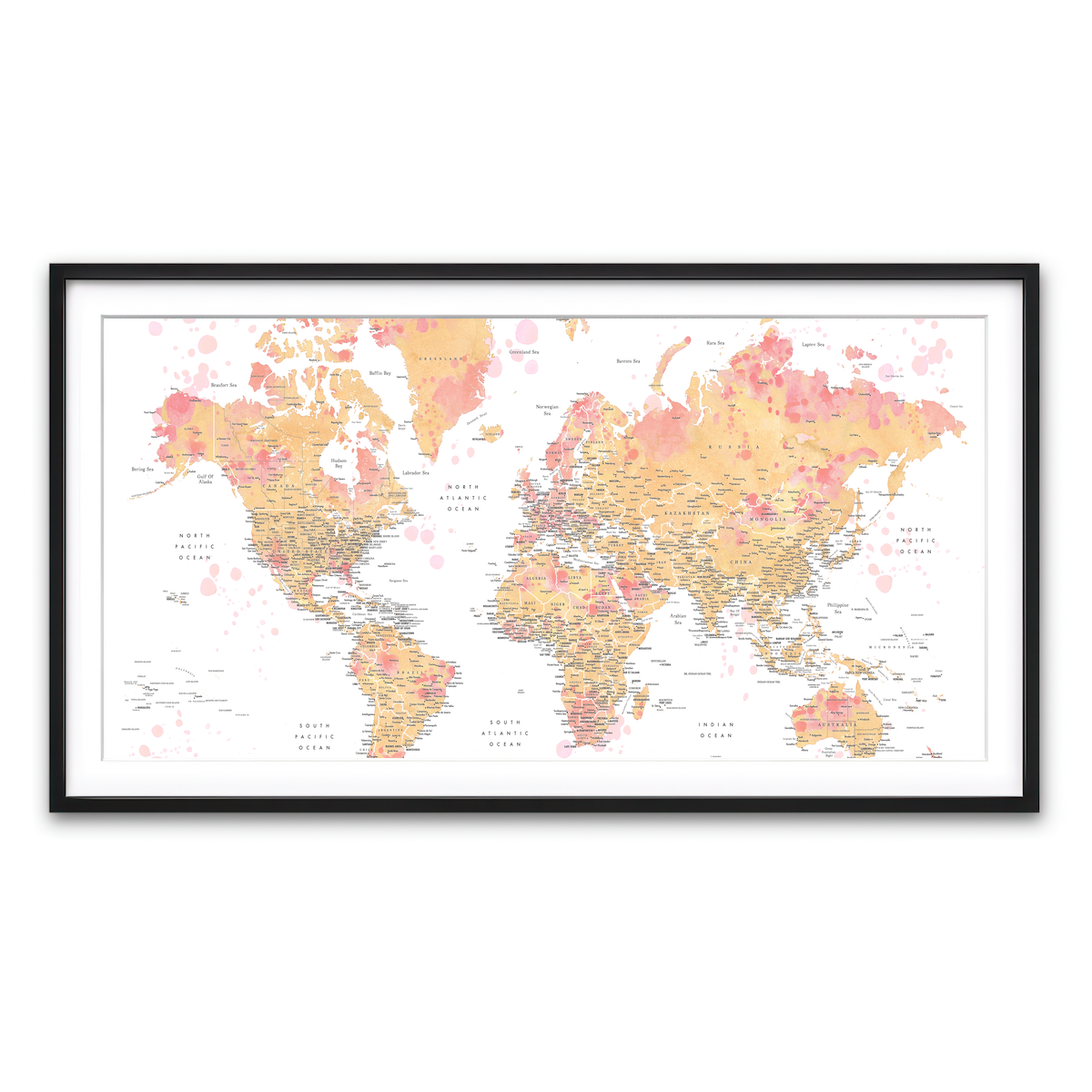 Framed Print 2x1 Black