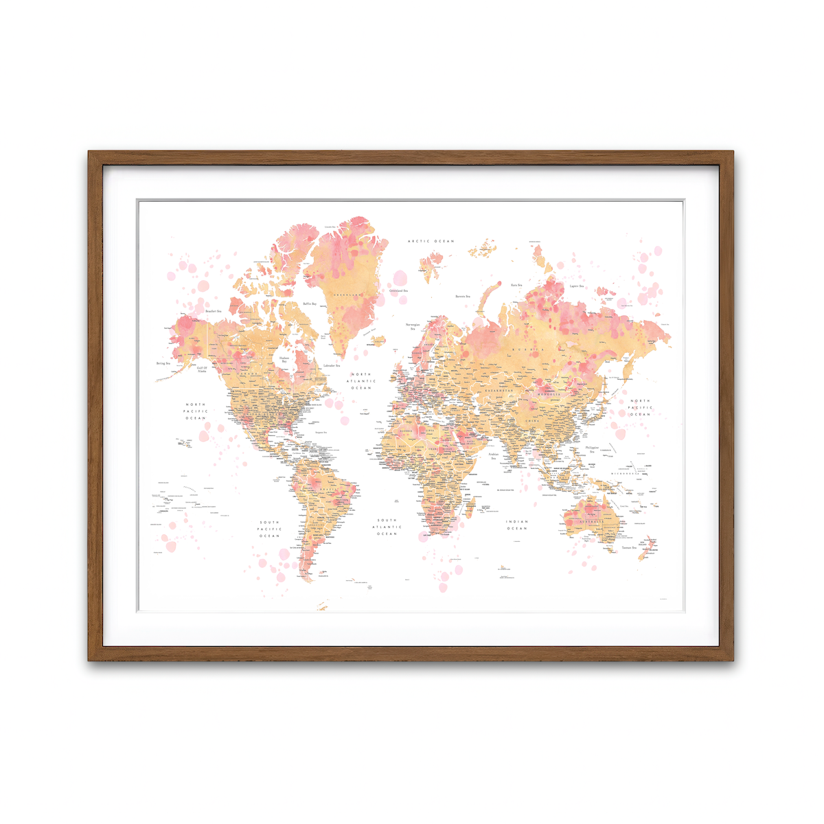 Framed Print 4x3 Walnut