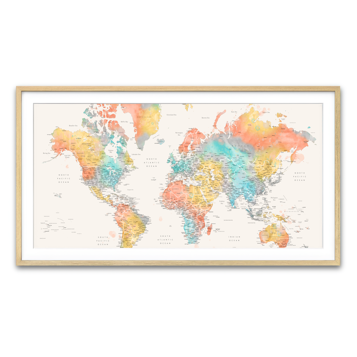 Framed Print 2x1 Natural