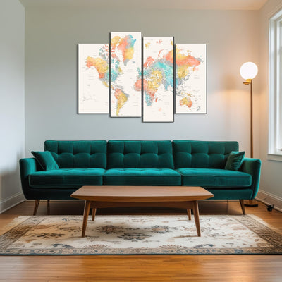 AUTO-MOCKUP ROOM | World Map 48